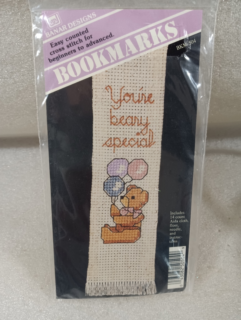 Banar Designs BKM 504 Beary Special Counted Cross Stitch Kit NEW